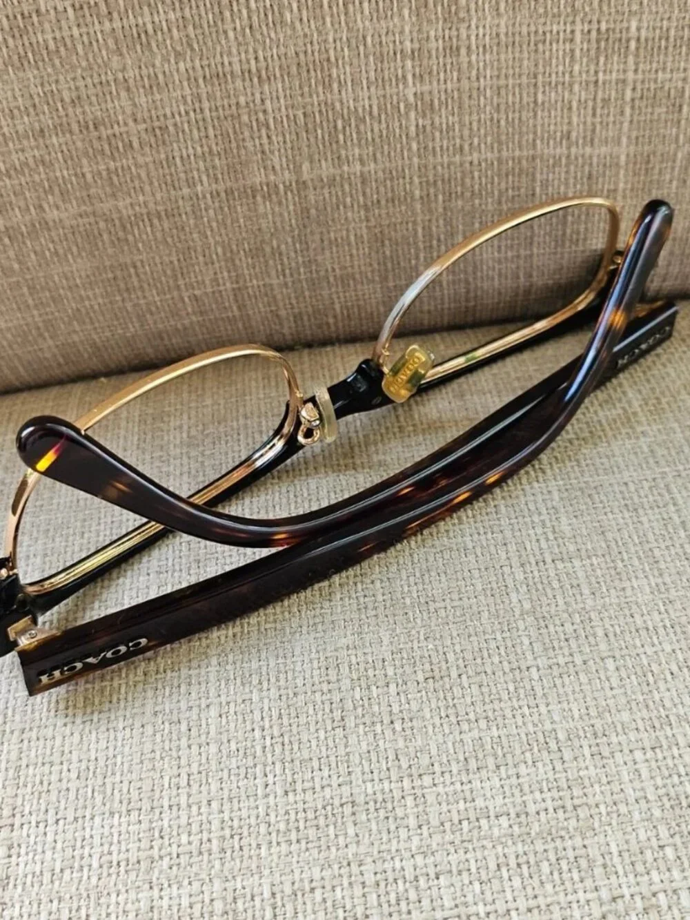 Coach Eyeglasses Black Gold/ Dark Tort Gold Sig C HC6098 Glasses Eyewear